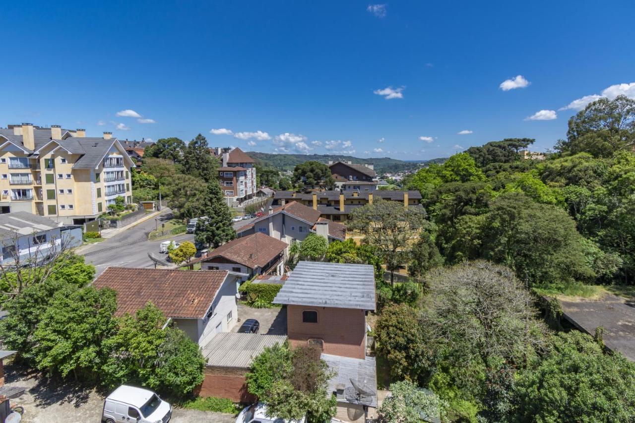 Rosa Edificio Solar Da Encosta Apartment Gramado Exterior photo