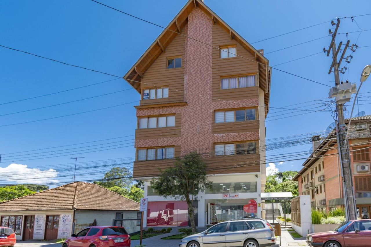 Rosa Edificio Solar Da Encosta Apartment Gramado Exterior photo